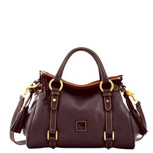 100% Authentic. Dooney & Bourke Florentine Satchel in Timoro Brown.